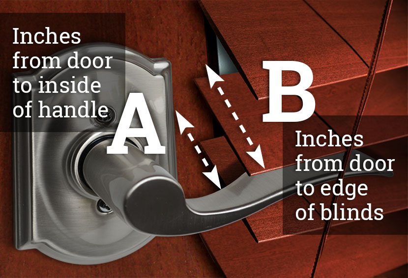 determining the correct extension size for lever door handles